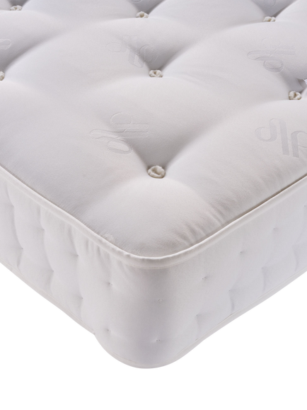 John Lewis Classic Collection 1000 Pocket Spring Mattress, Medium Tension, Small Double - view 2, White