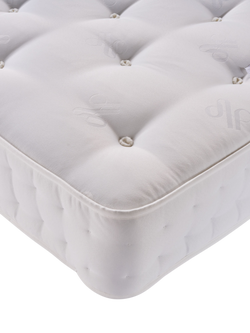 John Lewis Classic Collection 1000 Pocket Spring Mattress, Medium Tension, Double - view 2, White