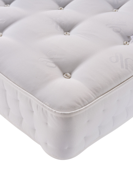 John Lewis Classic Collection 1000 Pocket Spring Mattress, Medium Tension, Double - view 2, White