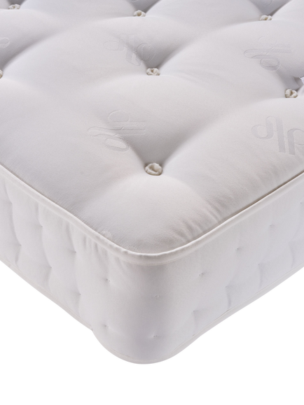 John Lewis Classic Collection 1000 Pocket Spring Mattress, Medium Tension, King Size - view 2, White