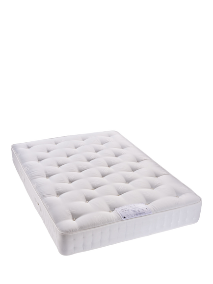 John Lewis Classic Collection 1400 Pocket Spring Mattress, Medium/Firm Tension, Super King Size, White