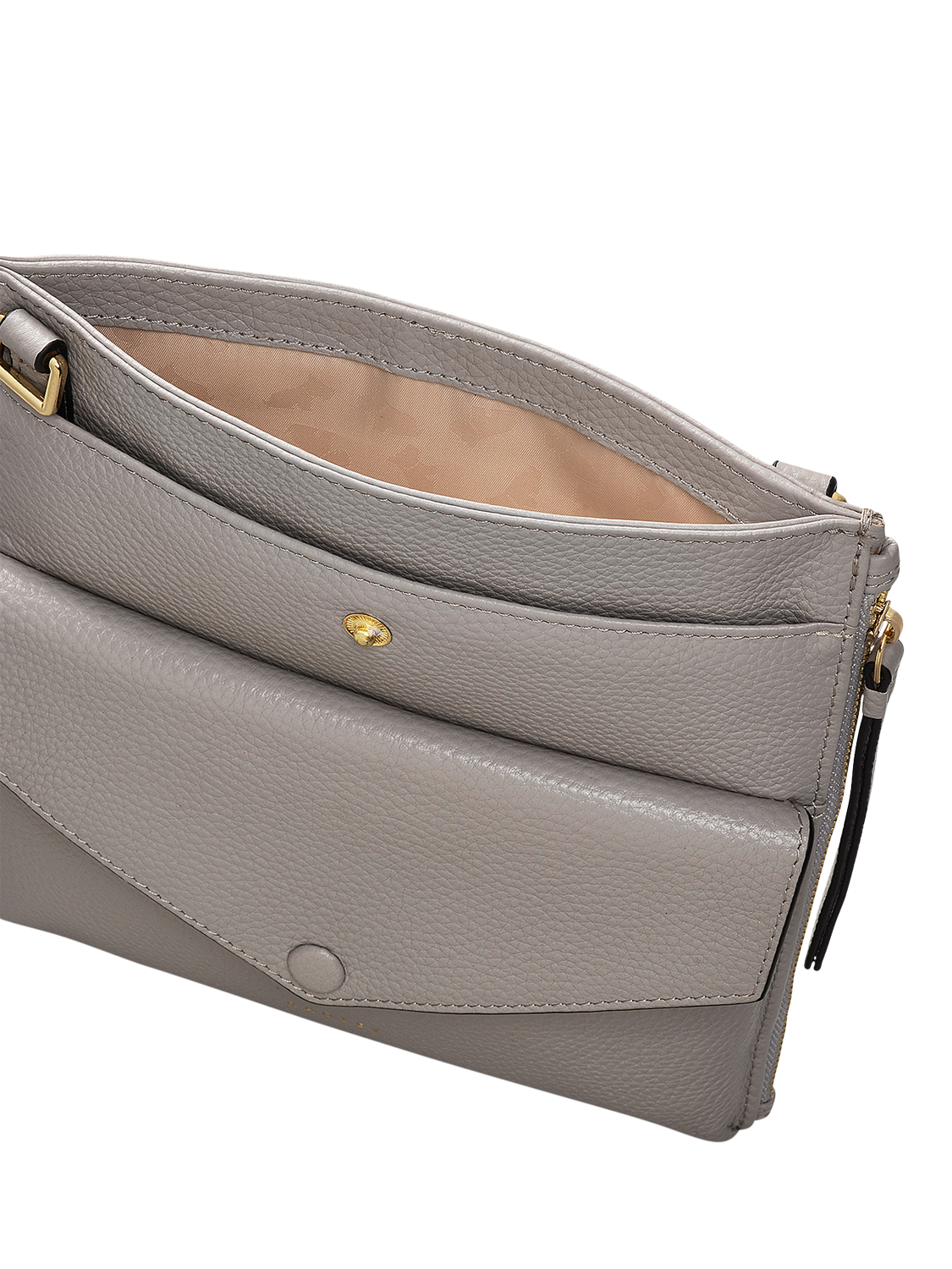 Product image 3 of 5, which shows Radley Wilton Way Leather Crossbody Bag, Ash