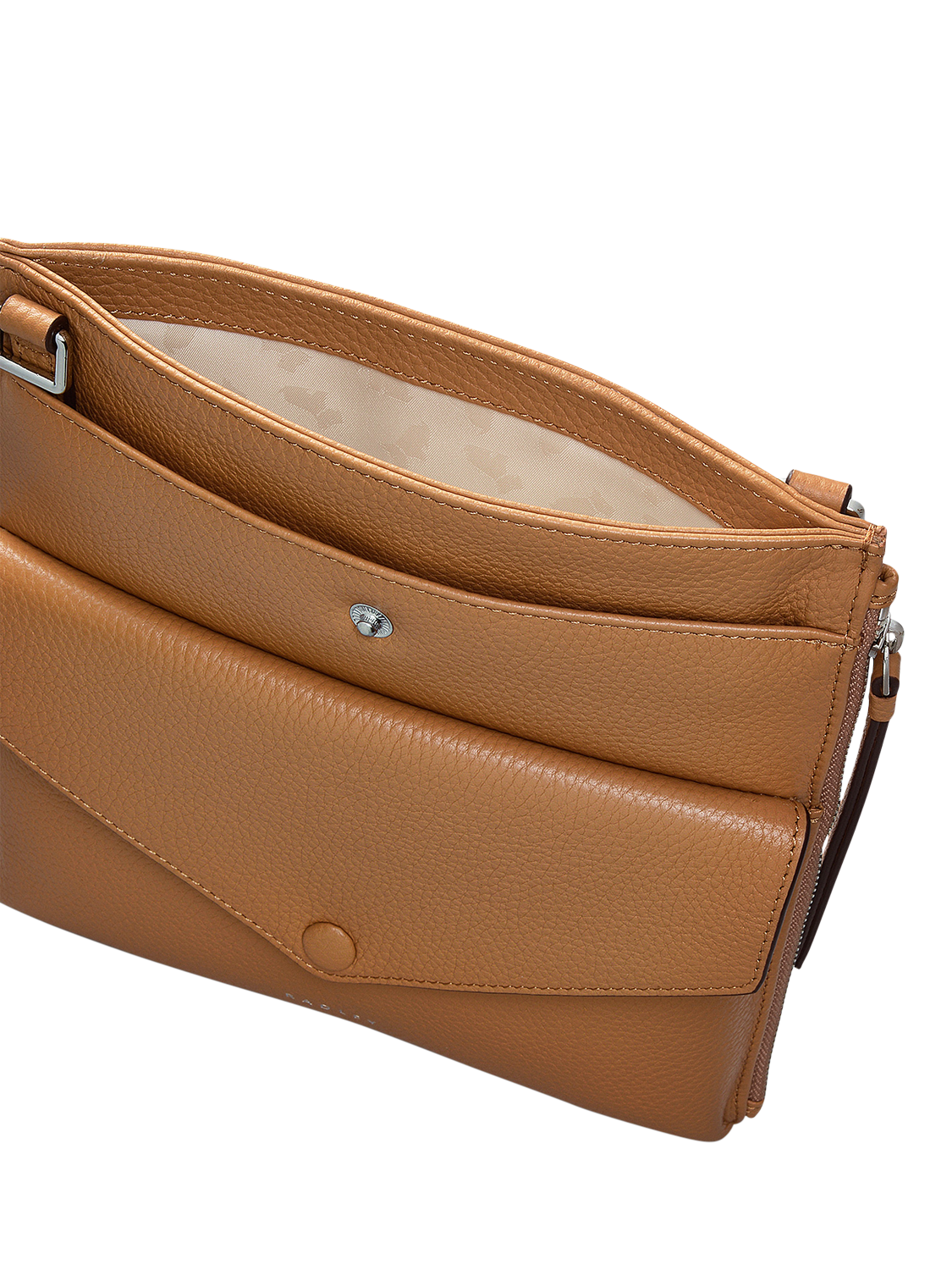 Product image 3 of 5, which shows Radley Wilton Way Leather Crossbody Bag, Dark Butter