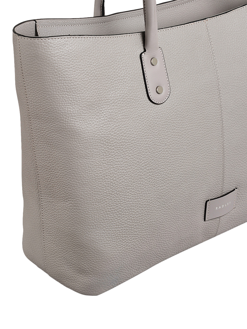 Product image 4 of 6, which shows Radley Southwark Lane Leather Tote Bag, Ash