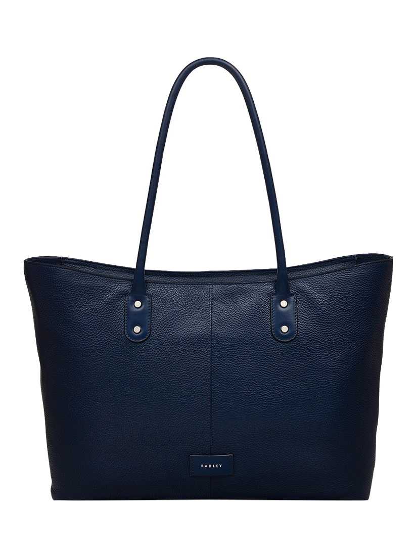Product image 1 of 5, which shows Radley Southwark Lane Leather Tote Bag, Ink