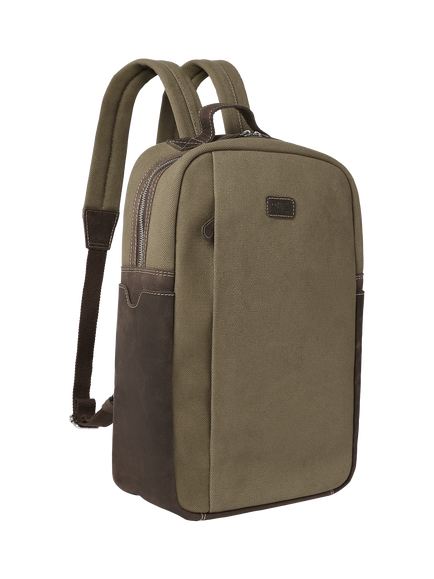 OSPREY LONDON Hunter Canvas Backpack, Khaki - view 2, Khaki