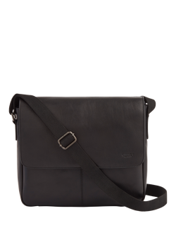 OSPREY LONDON Brooks Large Messenger Bag, Black