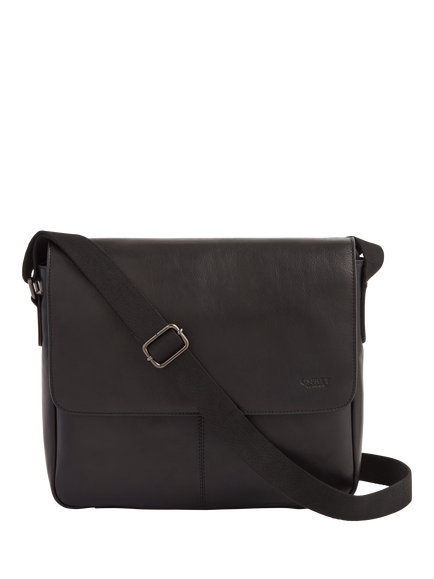 OSPREY LONDON Brooks Large Messenger Bag, Black