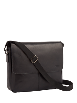 OSPREY LONDON Brooks Large Messenger Bag - view 2, Black