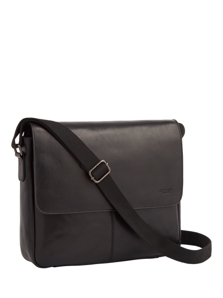 OSPREY LONDON Brooks Large Messenger Bag - view 2, Black