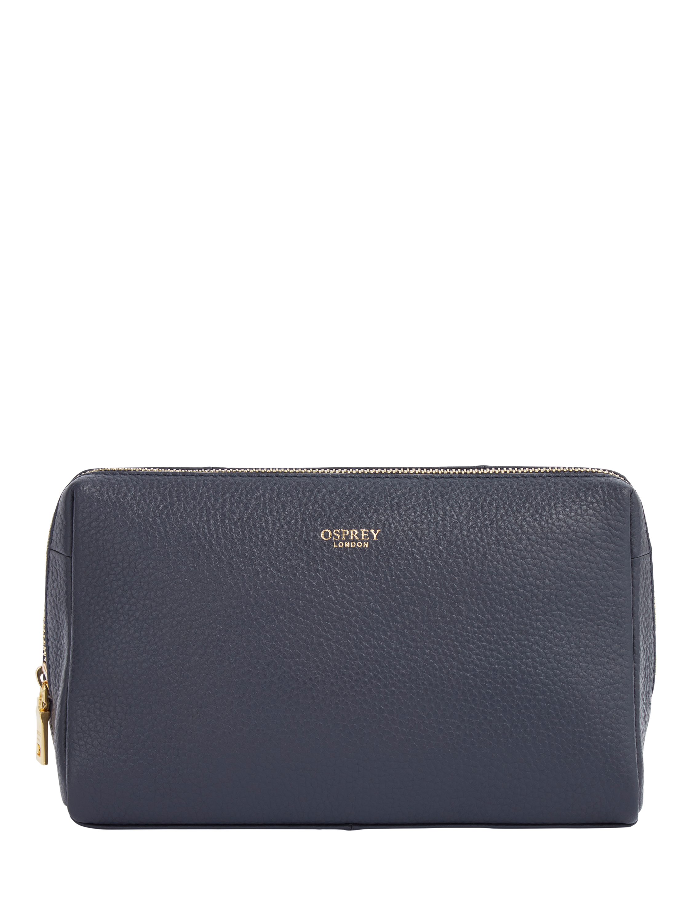 Product image 1 of 4, which shows OSPREY LONDON Adaline Wash Bag, Navy