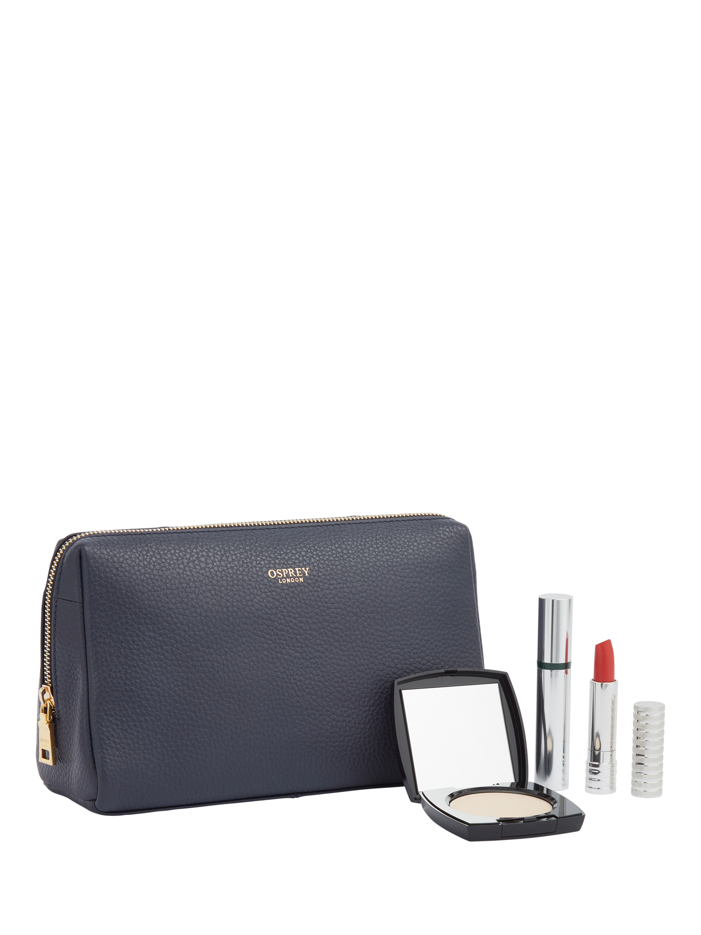Product image 3 of 4, which shows OSPREY LONDON Adaline Wash Bag, Navy