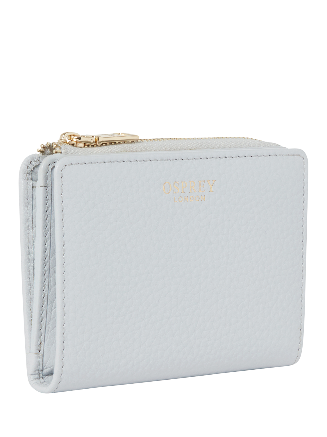 Product image 2 of 5, which shows OSPREY LONDON Buckley Leather Purse, Mist