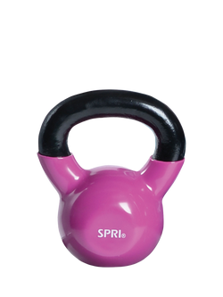 SPRI 5.5kg/12lbs Vinyl Kettlebell, Purple
