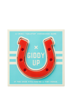 Galison Giddy Up Horseshoes Game, Multi