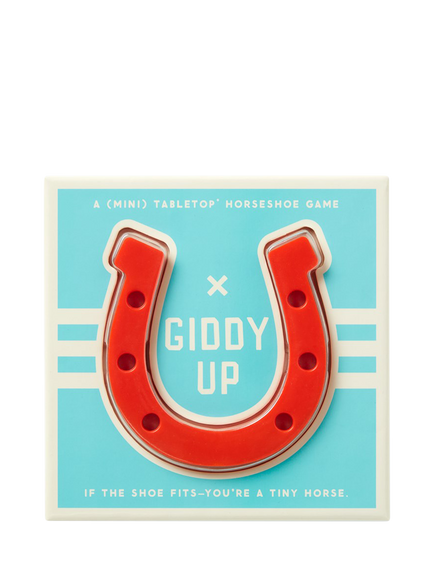 Galison Giddy Up Horseshoes Game, Multi