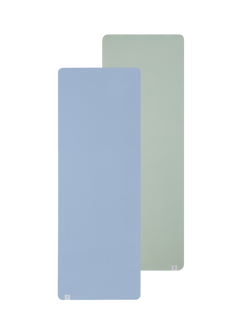 Gaiam Performance Reversible 6mm Yoga Mat, Chambray, Chambray