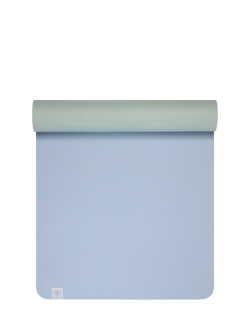 Gaiam Performance Reversible 6mm Yoga Mat, Chambray - view 2, Chambray