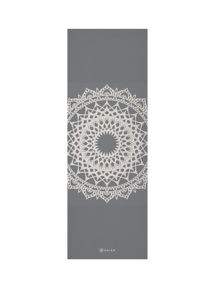 Gaiam 5mm Yoga Mat, Griege, Griege
