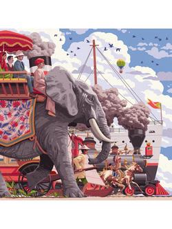 Ravensburger Around the World in 80 Days Jigsaw Puzzle, 750 Pieces - view 2, Multi
