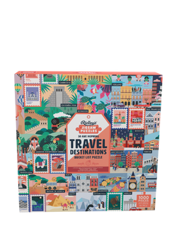 Ridley's Travel Destinations Jigsaw Puzzle, 1000 Pieces - view 2, Multi Multi