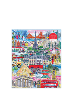 Galison Cities Around the World Jigsaw Puzzle, 1000 Pieces