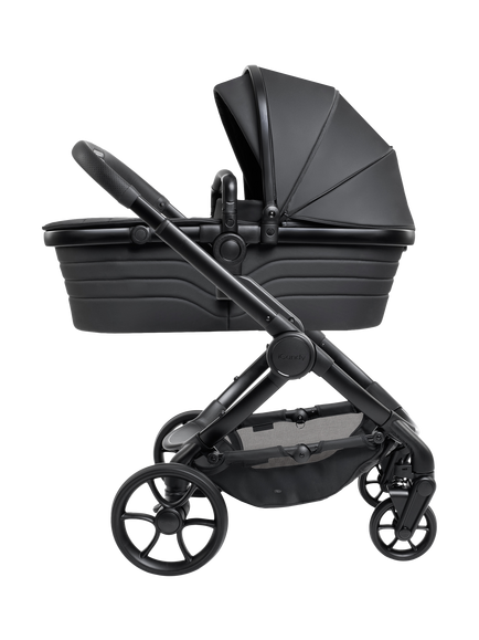 iCandy Peach 7 STUDIO Pushchair, Carrycot and Accessories Complete Bundle, Black - view 2, Black