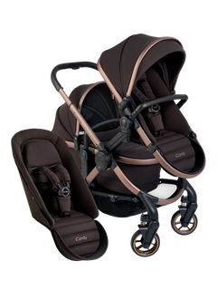 iCandy Peach 7 Double Pushchair and Carrycot, Pecan