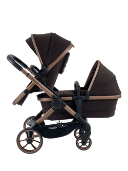 iCandy Peach 7 Double Pushchair and Carrycot, Pecan - view 2, Pecan