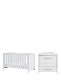 Tutti Bambini Tivoli Cotbed and Chest of Drawers 2 Piece Room Set, White