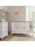 Tutti Bambini Verona Cotbed and Chest of Drawers 2 Piece Room Set, White/Oak