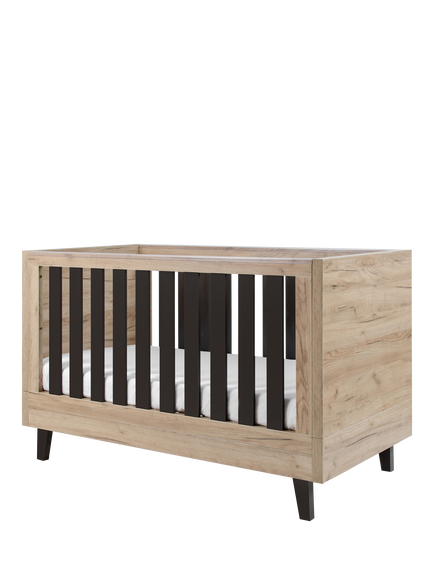 Tutti Bambini Como Cotbed, Oak/Slate, Oak/Slate