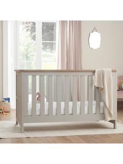 Tutti Bambini Verona Cotbed - view 2, Grey/Oak