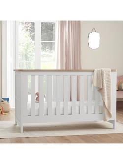 Tutti Bambini Verona Cotbed, White/Oak