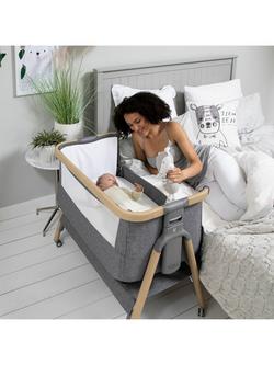 Tutti Bambini CoZee Air Bedside Crib Essential Starter Bundle, Charcoal - view 2, Charcoal