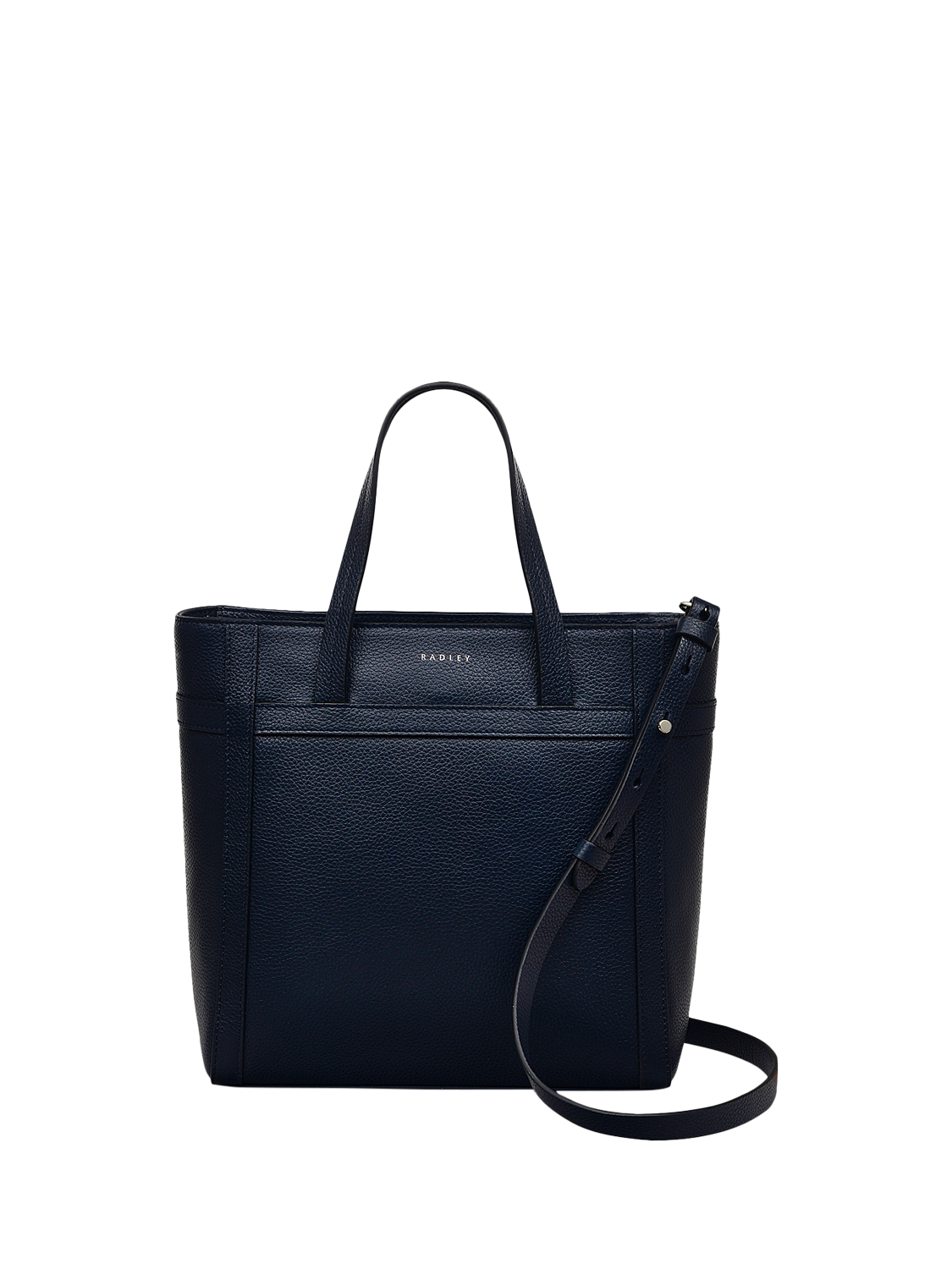 Product image 1 of 6, which shows Radley Derby Street Leather Small Ziptop Grab Bag, Ink