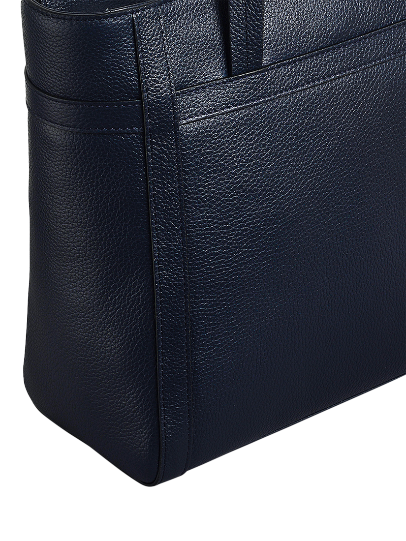 Product image 4 of 6, which shows Radley Derby Street Leather Small Ziptop Grab Bag, Ink