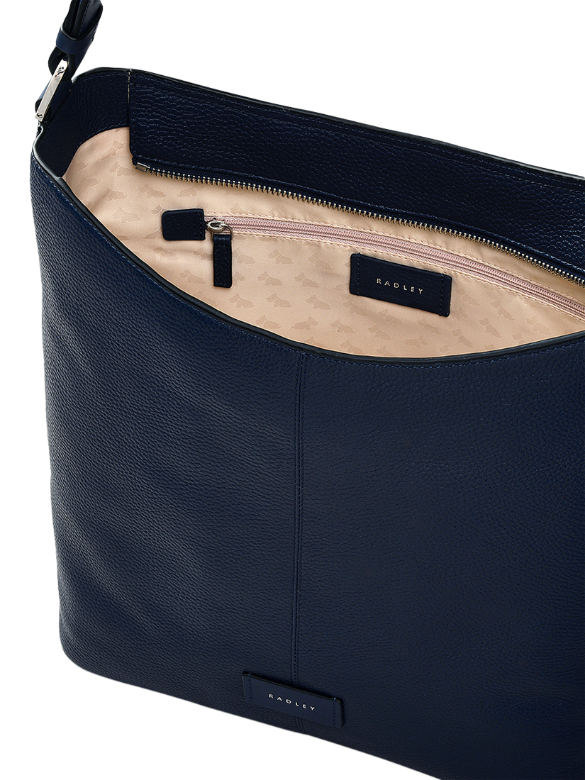 Product image 3 of 4, which shows Radley Southwark Lane Leather Shoulder Bag, Ink