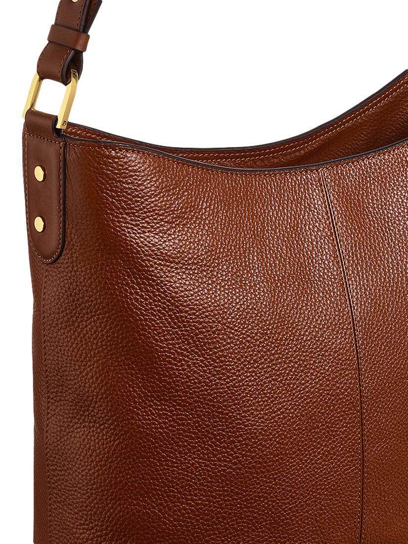 Product image 4 of 4, which shows Radley Southwark Lane Leather Shoulder Bag, Tortoise