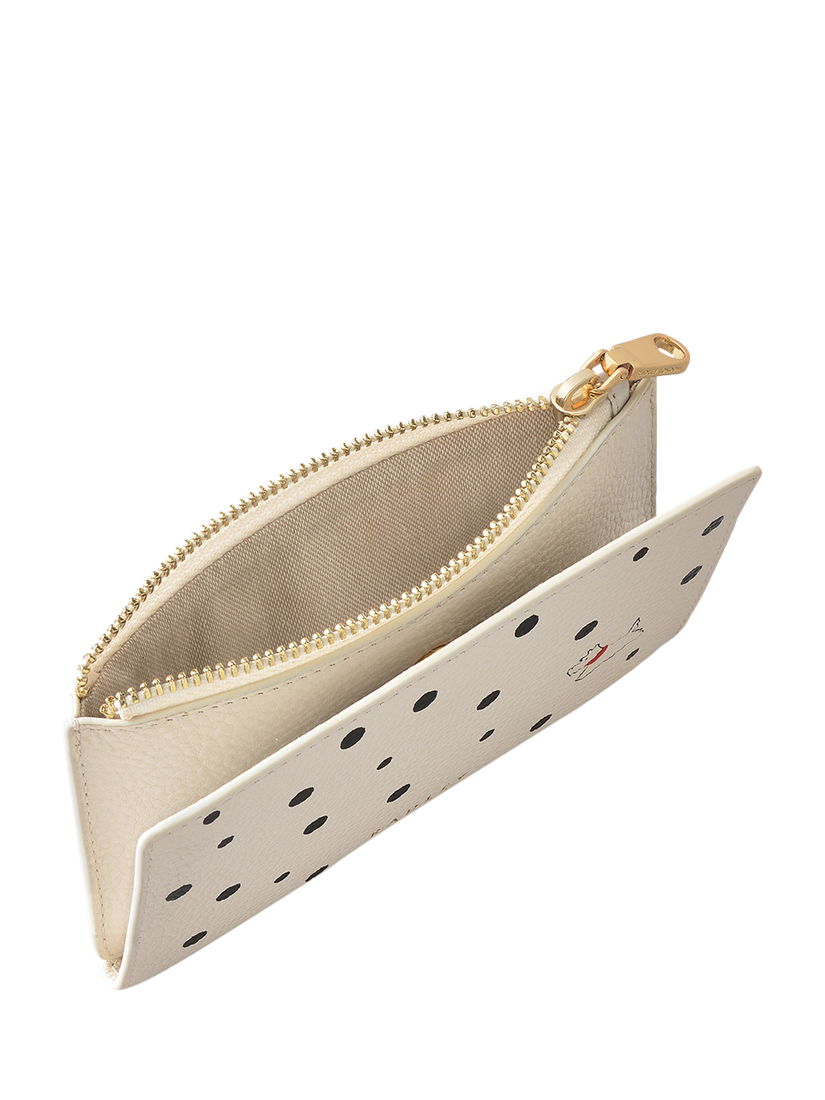 Radley Spotty Leather Purse Chalk