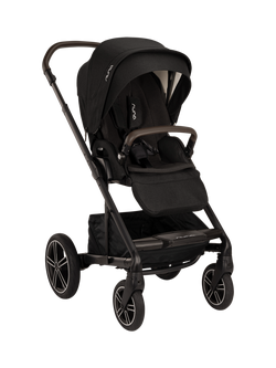 Nuna MIXX Next Pushchair, MIXX Next Carrycot, ARRA Flex Car Seat and BASE Curv Bundle, Caviar - view 2, Caviar