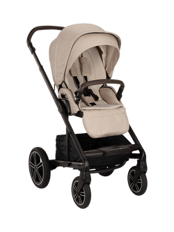 Nuna MIXX Next Pushchair, MIXX Next Carrycot, ARRA Flex Car Seat and BASE Curv Bundle - view 2, Biscotti