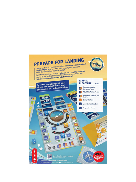 Asmodee Sky Team Prepare Landing Game - view 2, Multi Multi