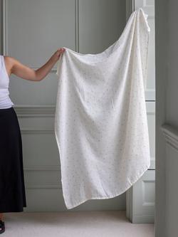 Avery Row Muslin Swaddle - view 2, Nettle Scatter