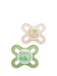 MAM Start Night Soother, Pack of 2, 0-2 Months, Green