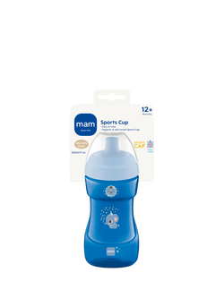 MAM Spill Proof Sports Cup, 330ml - view 2, Blue