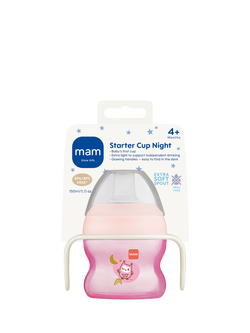 MAM Starter Cup with Glow Handles - view 2, Pink