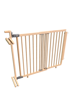 BabyDan Adjust Pro Extending Stair Gate, Baluster Edition, Natural