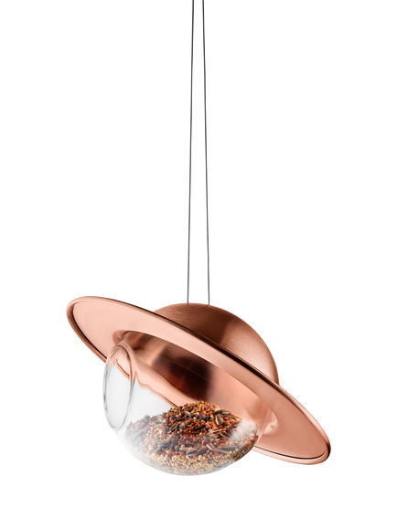 Eva Solo Saturn Bird Feeder - view 2, Copper
