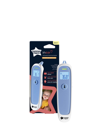 Tommee Tippee In-Ear Digital Thermometer - view 2, Blue